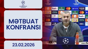 Qurban Qurbanovun "Nyukasl" ilə oyun öncəsi fikirləri | MƏTBUAT KONFRANSI