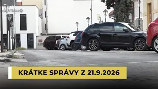Krátke správy z 21.9.2026
