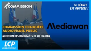 Audiovisuel public : audition des dirigeants de Mediawan - 26/02/2026 | La séance est ouverte !