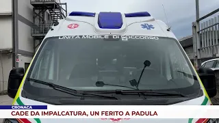 NEWS. WORKER FALLS FROM SCAFFOLDING, ONE INJURED IN PADULA