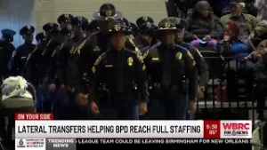 Lateral transfers helping Birmingham Police reach full staffing
