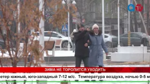 ЗИМА НЕ ТОРОПИТСЯ УХОДИТЬ