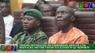 Troops Neutralize 554 Terrorists, Rescue 1,736 Hostages, Secure Crude Facilities in Q3  Reports