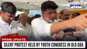 Silent Protest Held by Youth Congress in Old Goa