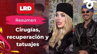 Cirugías, recuperación y tatuajes: famosos cuentan sus experiencias personales