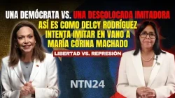 A Democrat vs. A CLUELESS IMITATOR: This is how Delcy attempts to imitate María Corina IN VAIN