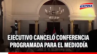 🔴🔵 Executive branch cancels press conference following President Fujimori's meeting with ministers