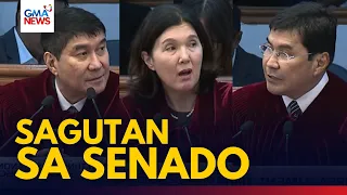 Isyu ng voting threshold, naging sentro ng debate sa impeachment trial | GMA News