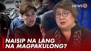 Sumagi sa isip ni VP Sara na magpakulong na lang — Political strategist