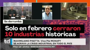 Se agrava la crisis industrial en todo el país
