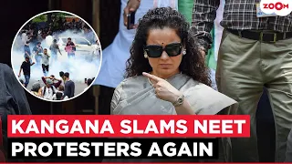 Kangana Ranaut Defends Those Beating NEET Protesters, Says 'Jab Bolte Ho Toh Sunna Bhi Padega'