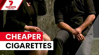 Coalition proposes 80% cigarette excise cut to fight black market | 7NEWS
