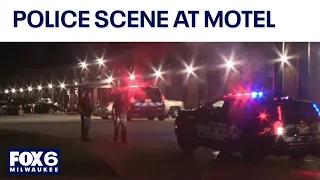 Large police presence at Oak Creek Motel 6 Wednesday night | FOX6 News Milwaukee