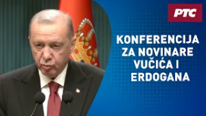 Konferencija za novinare Aleksandra Vučića i Redžepa Tajipa Erdogana
