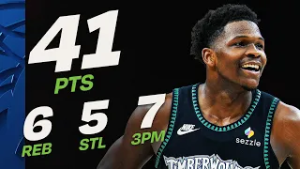 Anthony Edwards GOES OFF For 41 PTS & 7 3PM in Dominant Win | March 3, 2026