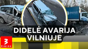 Vairuotojai įstrigo spūstyse: avarijos padariniai truko valandas