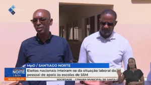 Eleitos nacionais inteiram-se da situação laboral do pessoal de apoio às escolas de SSM