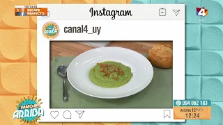 Polenta de espinaca en Vamo Arriba