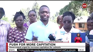 Government urged to increase schools capitation