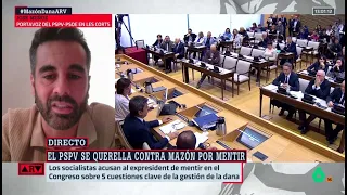 José Muñoz, tras la querella del PSPV contra Mazón: "Mintió deliberadamente" - Al Rojo Vivo