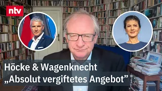 What is behind Björn Höcke’s offer to Sahra Wagenknecht? Albrecht von Lucke provides context | ntv