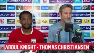 Bolivia vs Panamá| Thomas Christiansen y Abdul Knight dan declaraciones en conferencia de prensa