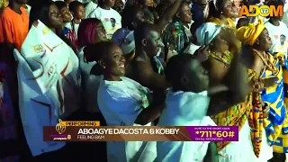 Aboagye Da-Costa and Kobby deliver a performance of “Feeling Bam” at Nsoromma Season 8 Grand Finale