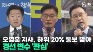 오영훈 지사, 하위 20% 통보 받아...경선 변수 '관심'/JIBS/제주/2026.02.25