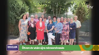 Ötven év után újra névsorolvasás – Mozaik
