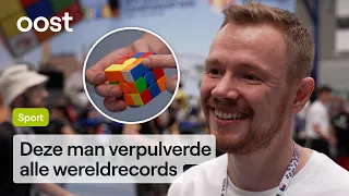 Erik (36) is a living legend at the Rubik's Cube European Championship | RTV Oost