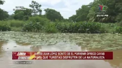 Barra Juan López Bonito de El Porvenir ofrece kayak para turistas disfruten de la naturaleza