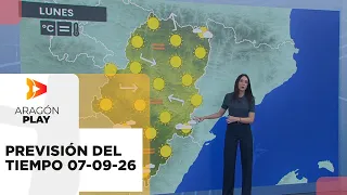 Weather forecast for Monday, September 7, 2026