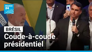Présidentielle au Brésil : Lula et Flávio Bolsonaro au coude-à-coude • FRANCE 24