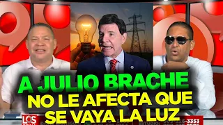 NO BLACKOUTS FOR THE RICH... According to Julio Brache the energy system is STABLE