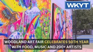Woodland Art Fair returns for 50th year with food, music and 200+ artists