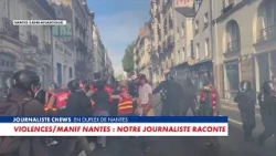«On se prend une pluie de marrons», témoigne un journaliste pris à partie par des lycéens ce mardi
