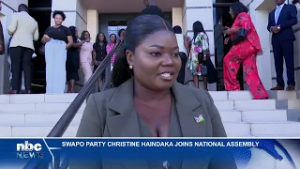 CHRISTINE HAINDAKA SWORN IN AS MEMBER OF PARLIAMENT - nbc