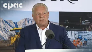 Ontario Premier Doug Ford visits nickel mining project in Sudbury – August 27, 2026