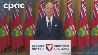 Ontario Finance Minister Peter Bethlenfalvy provides fiscal update – August 14, 2026
