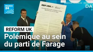 Royaume-Uni : Bardella apporte son soutien au parti Reform UK, secoué par une affaire de dons