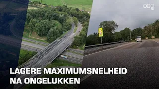 Provincie ziet te veel ongelukken in bocht ringweg: adviessnelheid wordt maximumsnelheid
