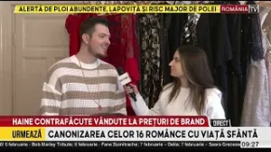 Haine contrafăcute vândute la prețuri de brand