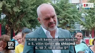 RAMA NË SHKOLLËN “MIHAL GRAMENO” “Deri në 2021 nxënësit e arsimit 9-vjeçar me libra falas”