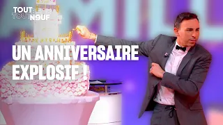 L'énorme gâteau d'anniversaire de Cyril Hanouna !
