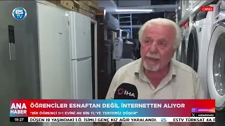 Öğrenciler esnaftan değil, internetten alıyor!