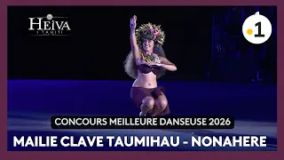 Heiva 2026 : Mailie Clave Taumihau, meilleure danseuse Nonahere