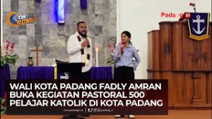 Fadly Amran Resmi Buka Pastoral Pelajar Katolik, Tekankan Pembinaan Iman dan Karakter