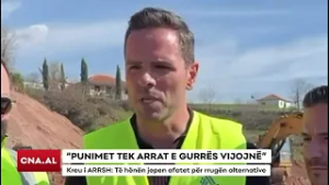 "PUNIMET TEK ARRAT E GURRËS VIJOJNË"/ Drejtori i ARRSH-së: Të hënën përcaktohen afatet për rrugën