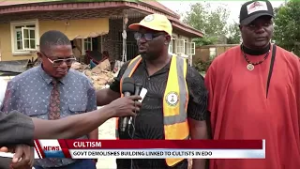 Cultism Govt Demolishes Building Linked to Cultists in Edo