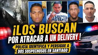 WANTED FOR MUGGING A DELIVERY WORKER! POLICE IDENTIFY AND PURSUE TWO SUSPECTS IN SANTIAGO